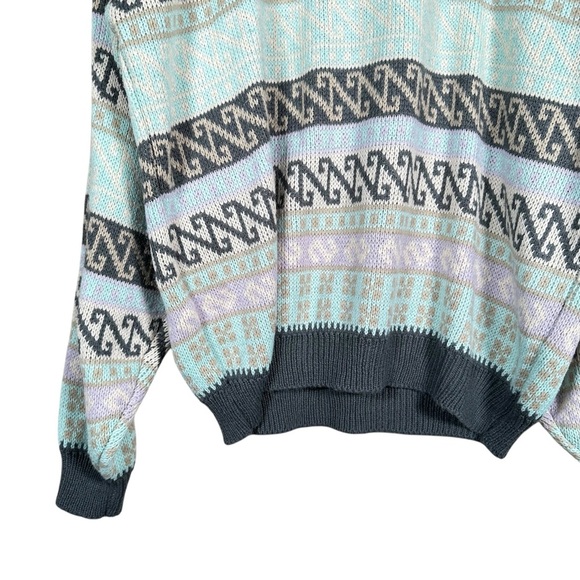 VINTAGE Retro Knit Crewneck Sweater - Picture 4 of 7